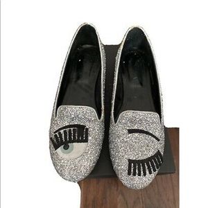 CHIARA FERRAGNI Flirting Eyes Loafers Flats Size 9